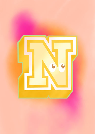 The Jolly Type N Matte Art Print The Jolly Type Art Print