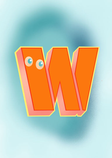 The Jolly Type W Matte Art Print The Jolly Type Art Print