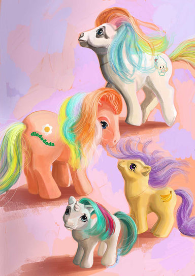 Pony Up Giclée Art Print Kitsch Kanaveral Art Print