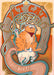 The "Fat Cat Rodeo Matte Canvas Print" from Aventures Des Créatures features a vibrant technicolour cat with a bandana riding a bucking horse. The text reads "Fat Cat Rodeo" and "Feline Cowboy Club Texas," with horseshoe and lasso designs capturing the adventurous spirit.