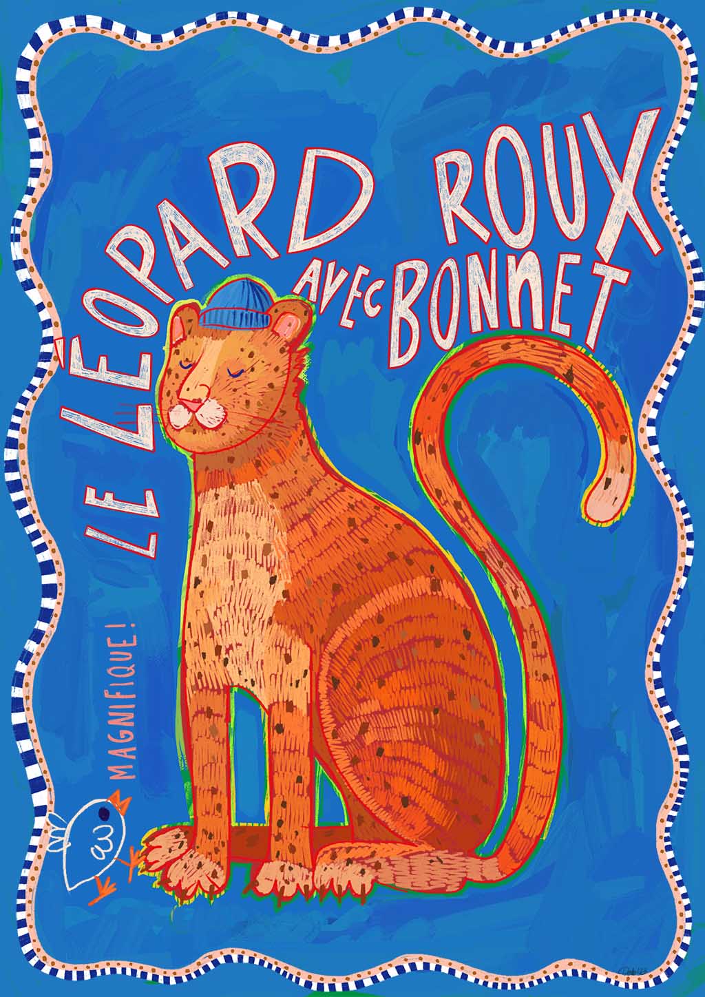 Léopard Roux Matte Art Print Aventures Des Créatures Art Print