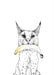 Banana Bobcat Matte Art Print