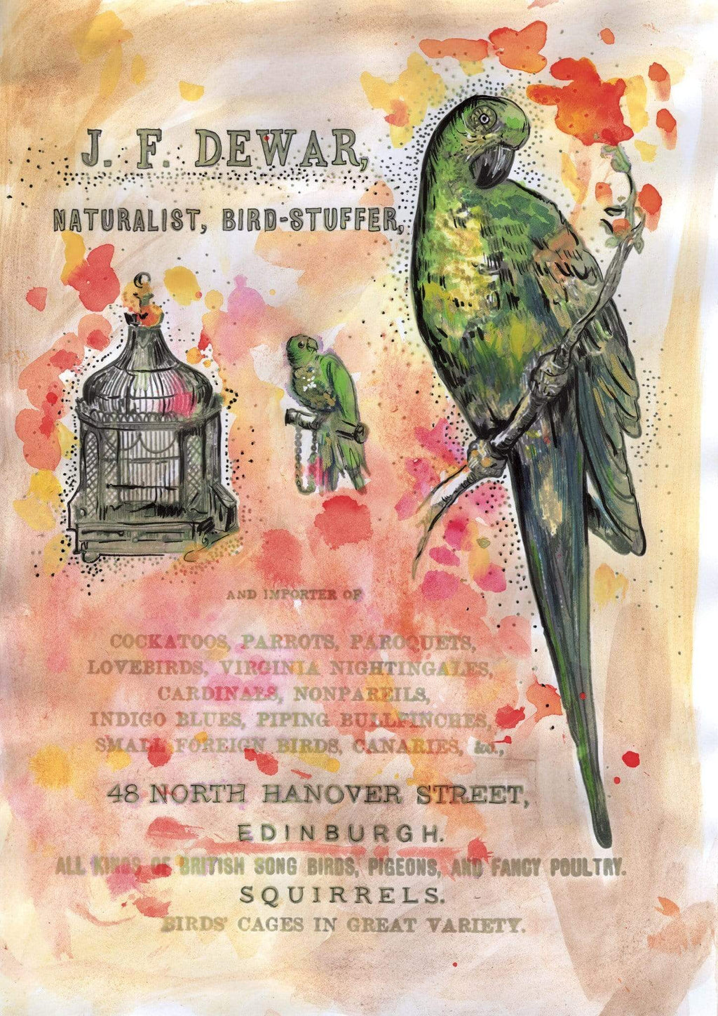 Bird Stuffer Matte Art Print