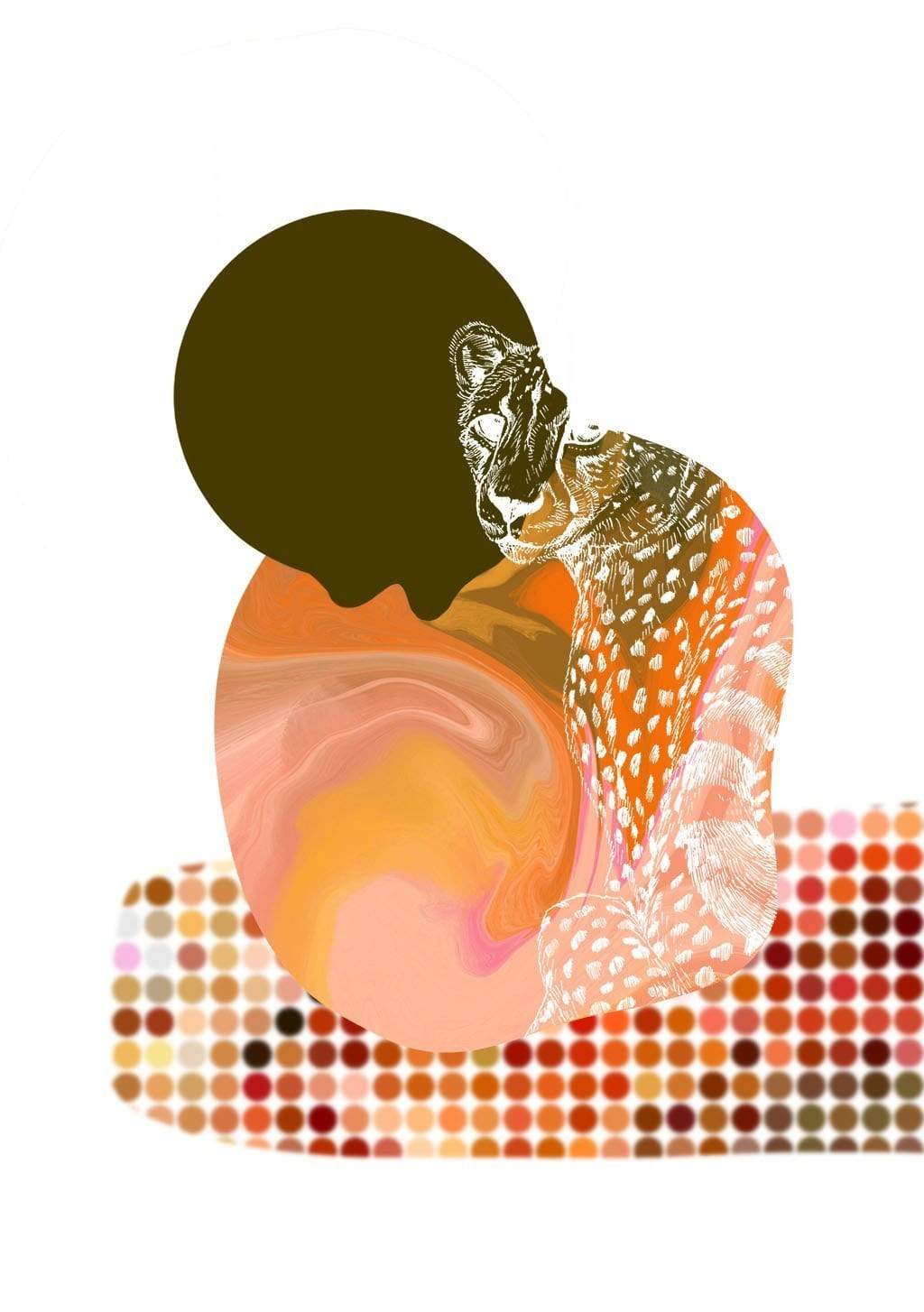 Cha-Cha Cheetah Matte Art Print