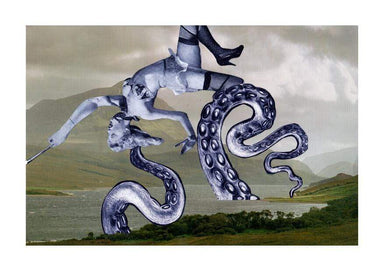 Loch Ness Kracken Matte Art Print