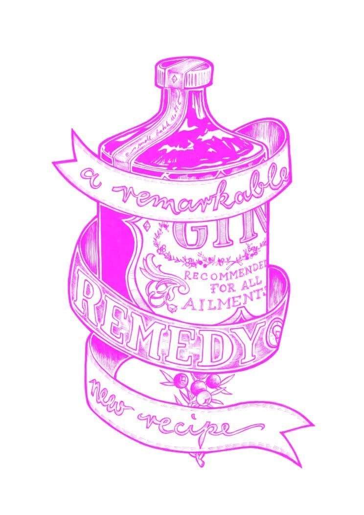 Pink Remarkable Remedy Matte Art Print