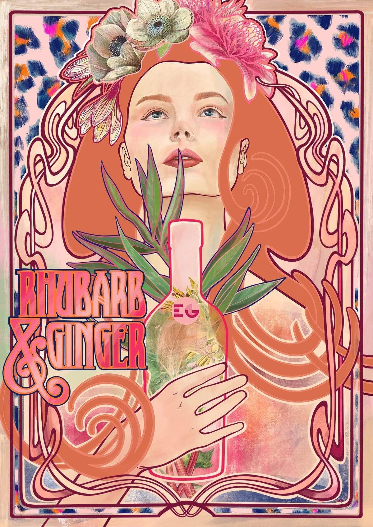 Rhubarb & Ginger Giclée Art Print