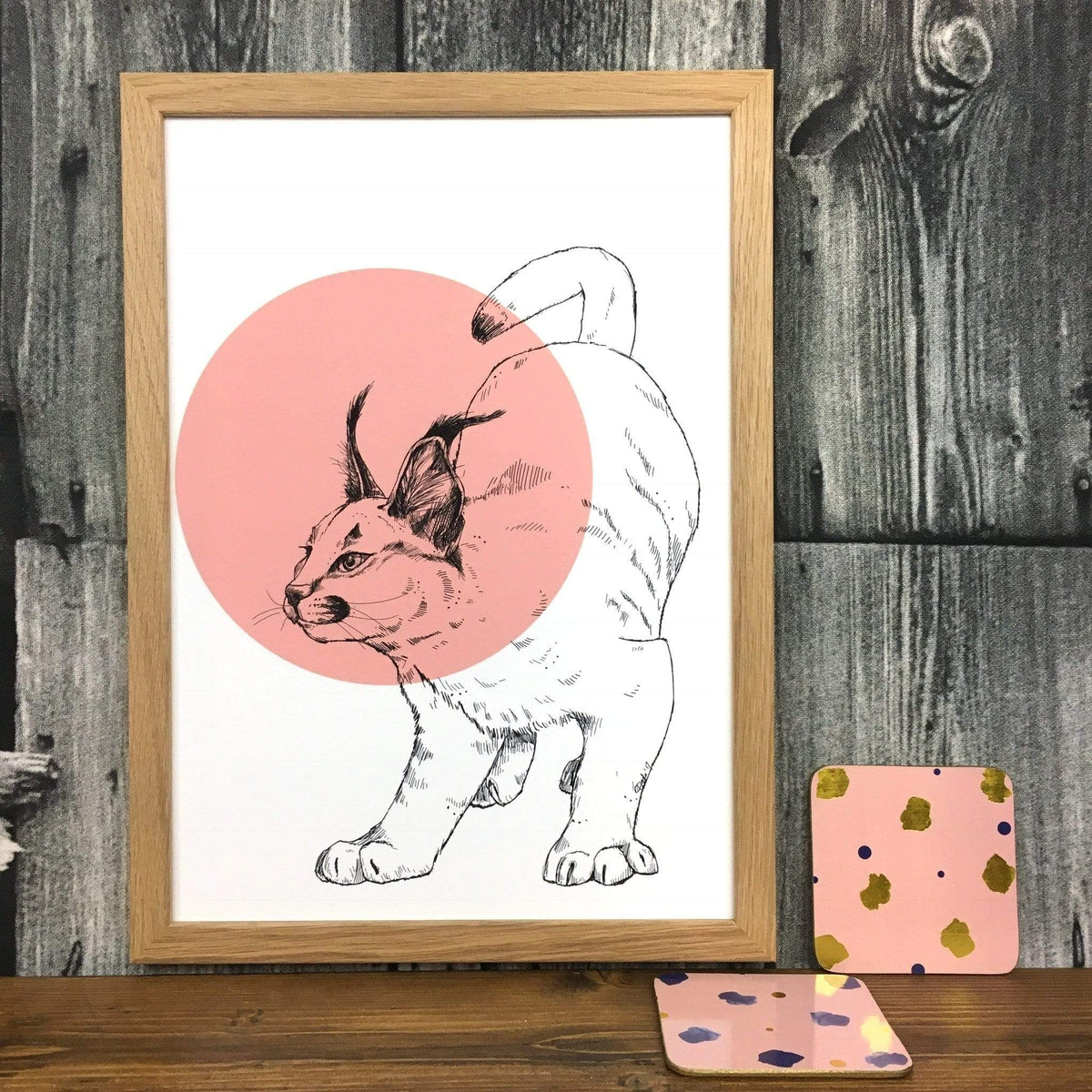 Caracal Matte Art Print