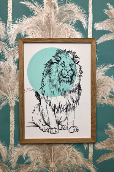 Lion Matte Art Print