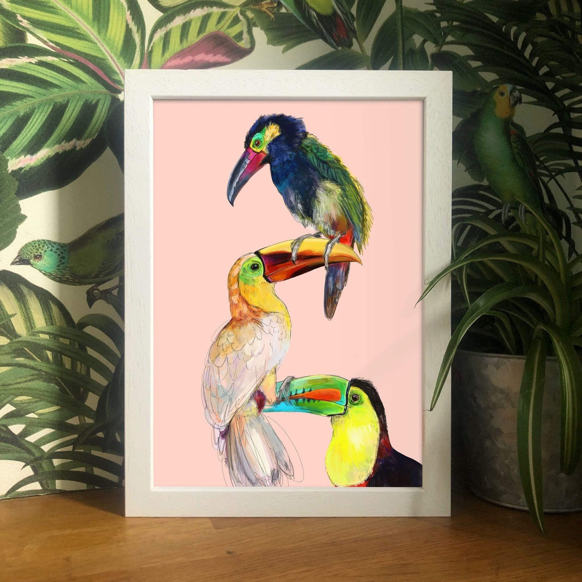 Tower Of Toucans Giclée Art Print