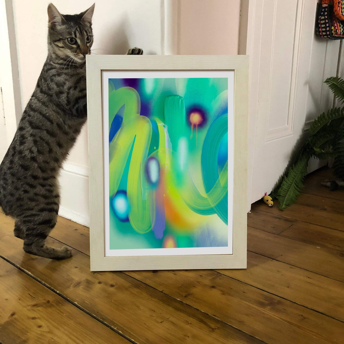 Chromatose No.03/Spearmint A4 Giclée Print