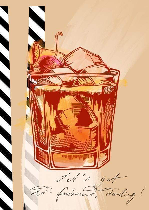 This image contains Drink,Illustration,Old fashioned glass,Drawing,Highball glass,Drinkware