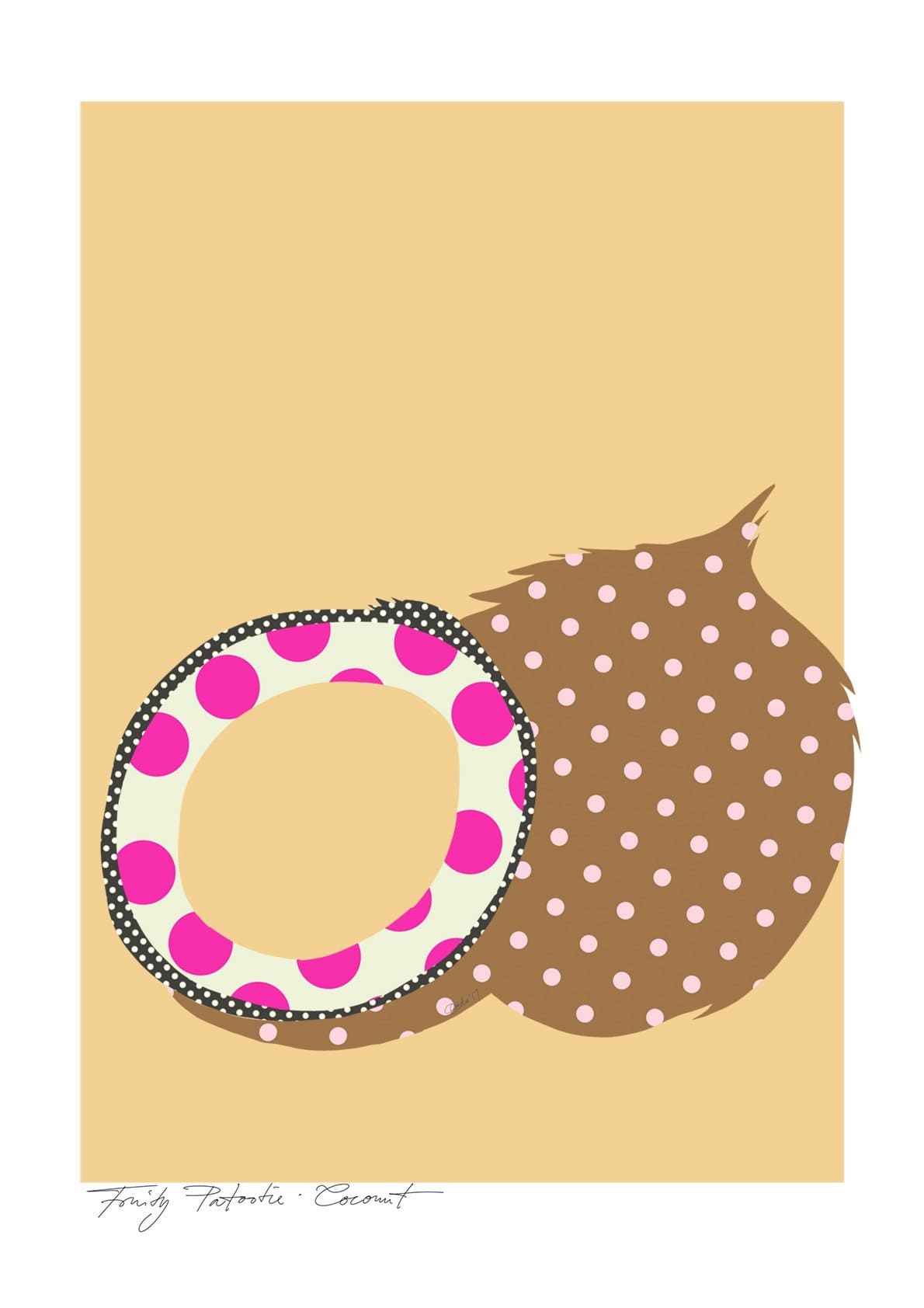Coconut Matte Art Print