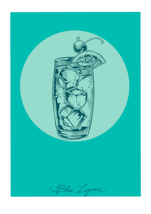 Blue Lagoon Giclée Art Print