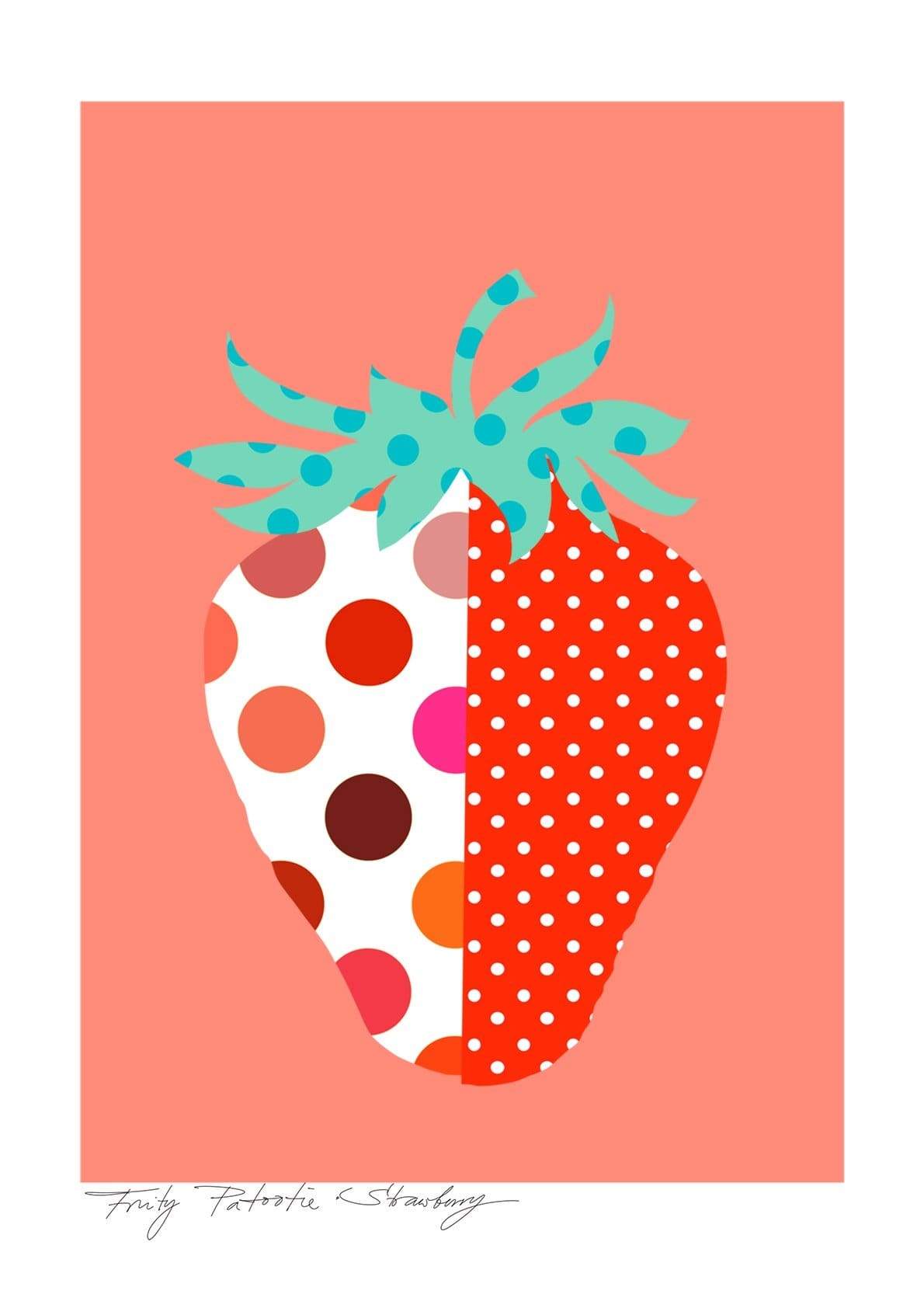 Strawberry Matte Art Print