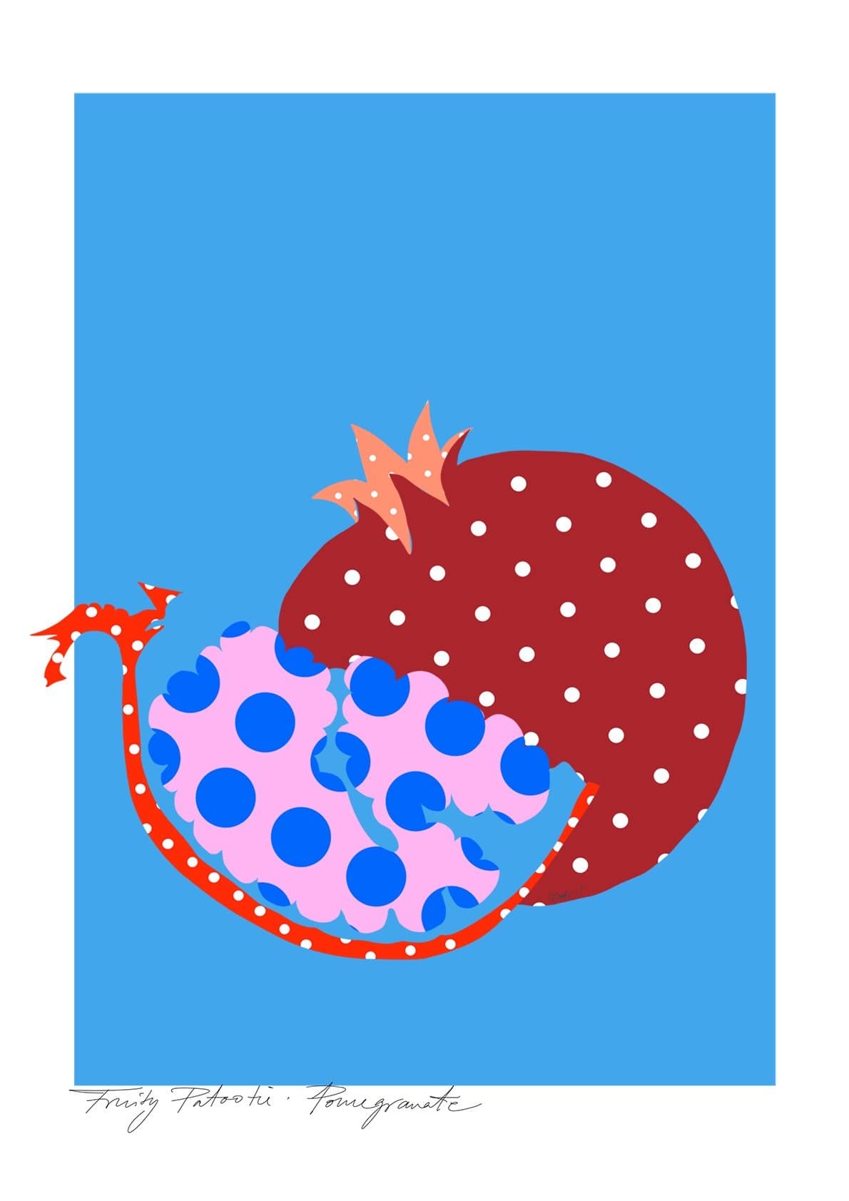 Pomegranate Matte Art Print