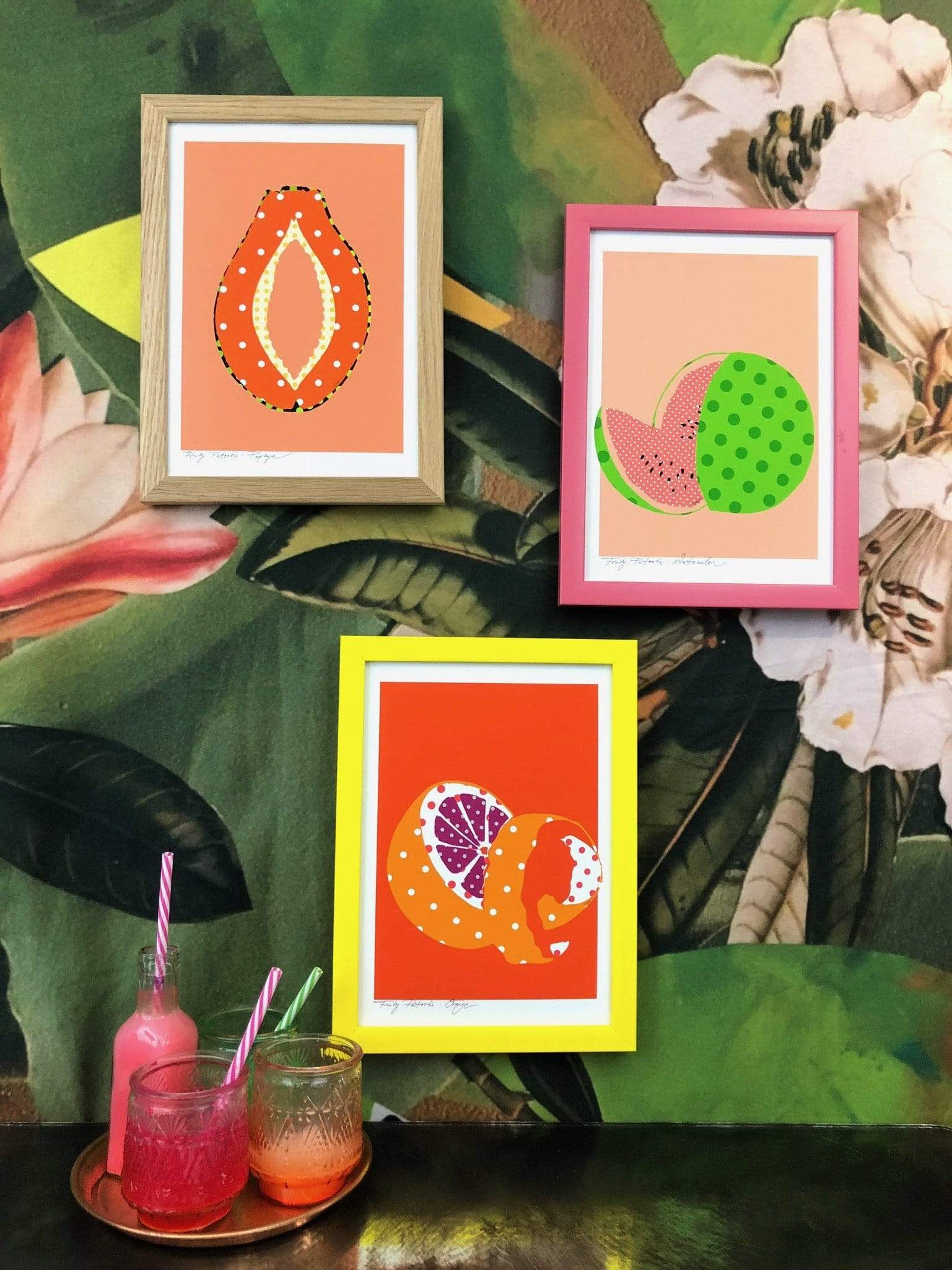 Papaya A4 Print