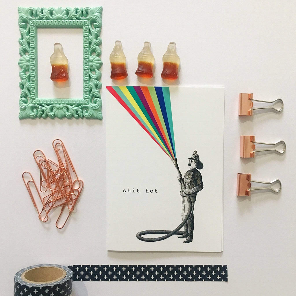 Shit Hot Greeting Card