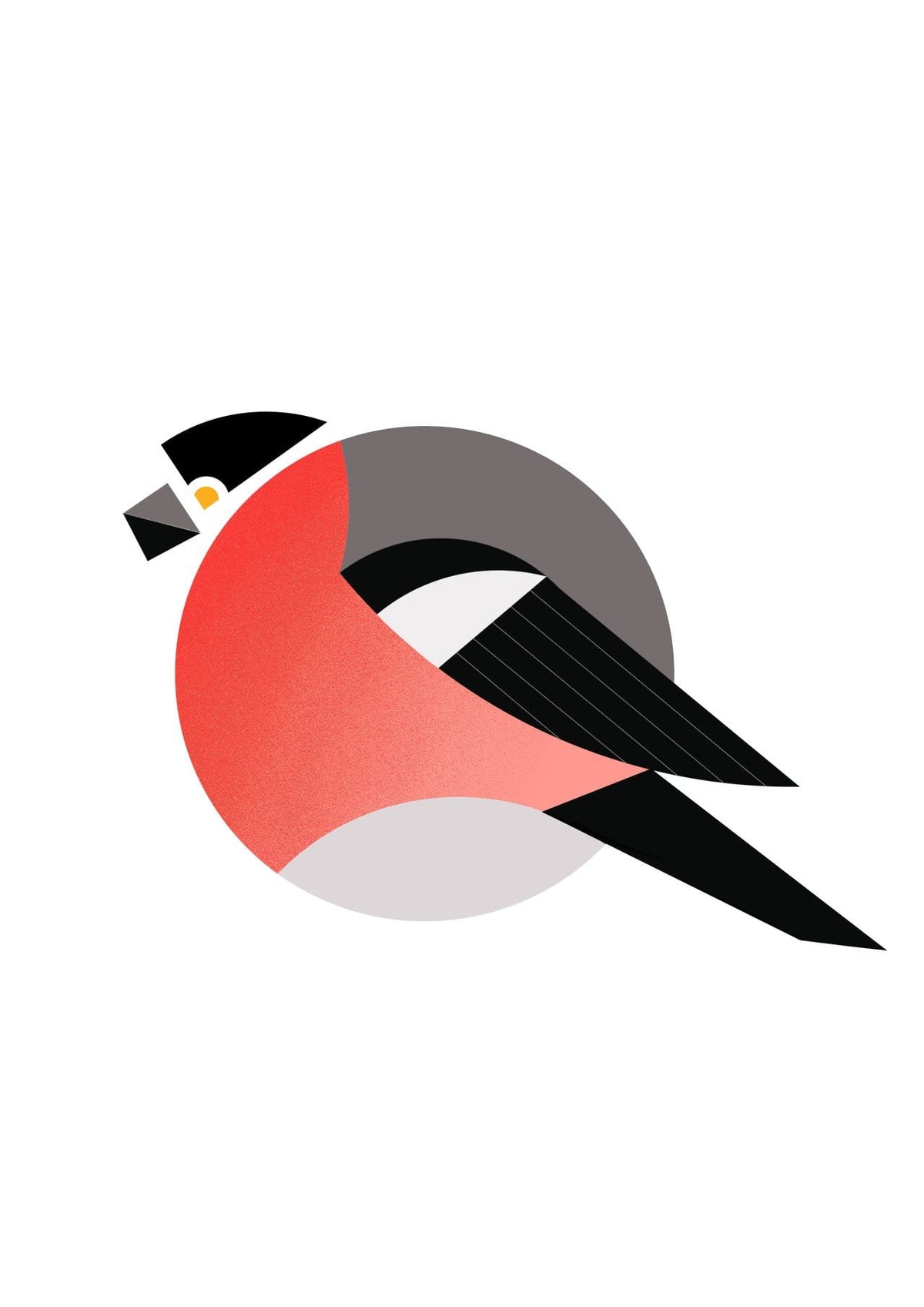 Bullfinch A3 Print