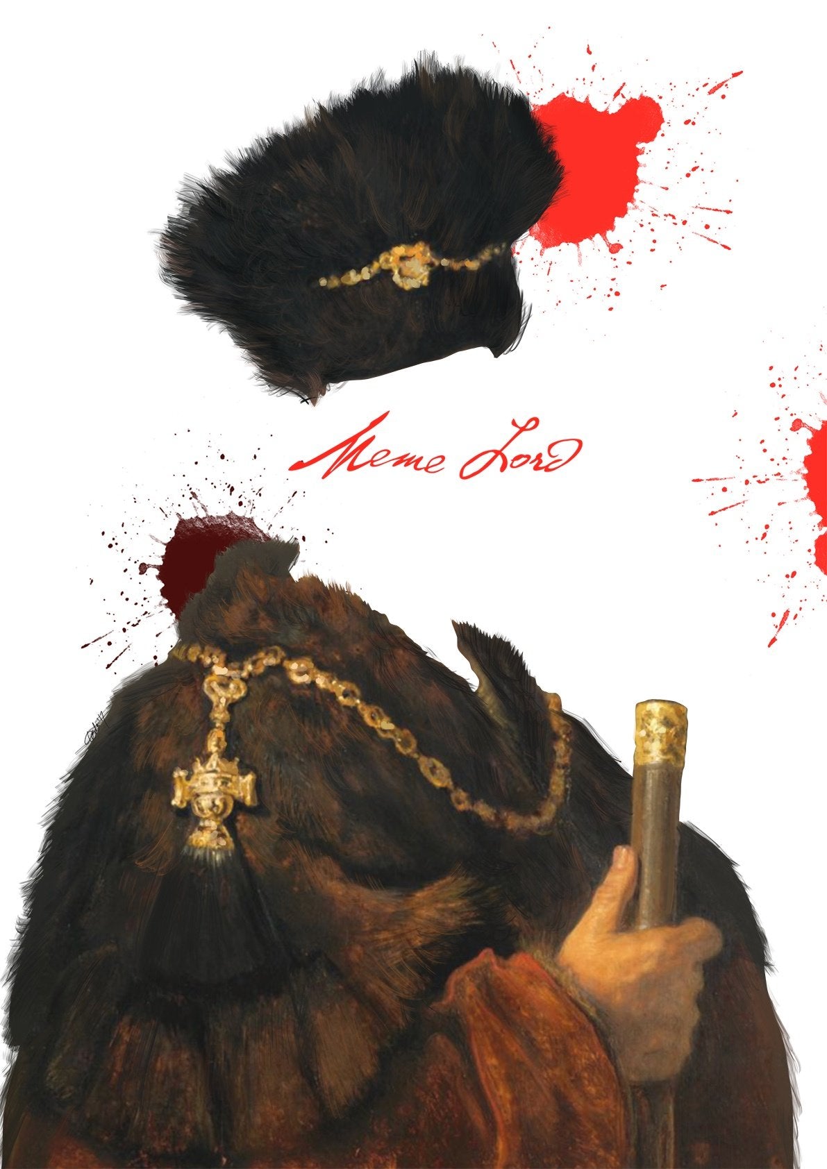 Meme Lord A4 Print