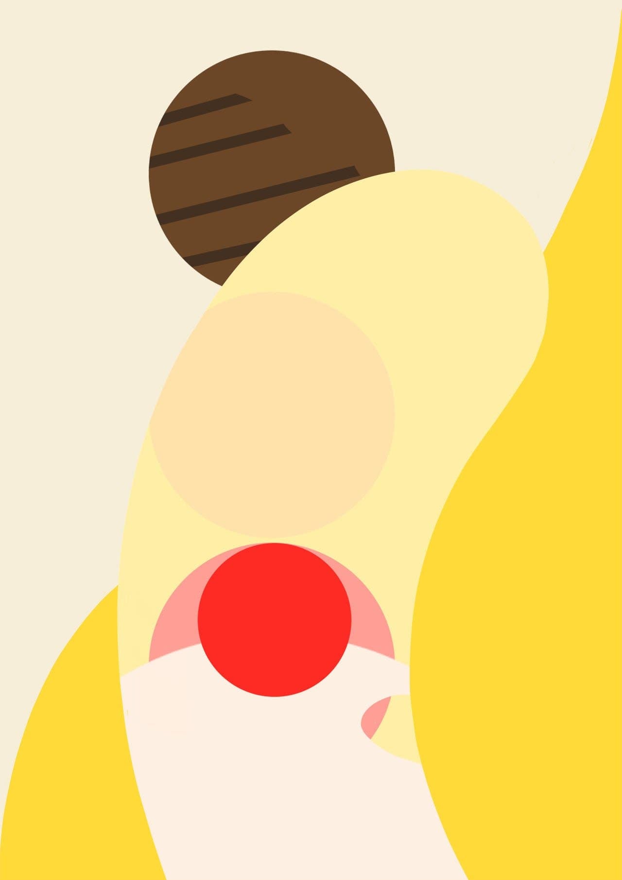 banana split artwork