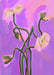 49125 Painterly Poppies Lilac