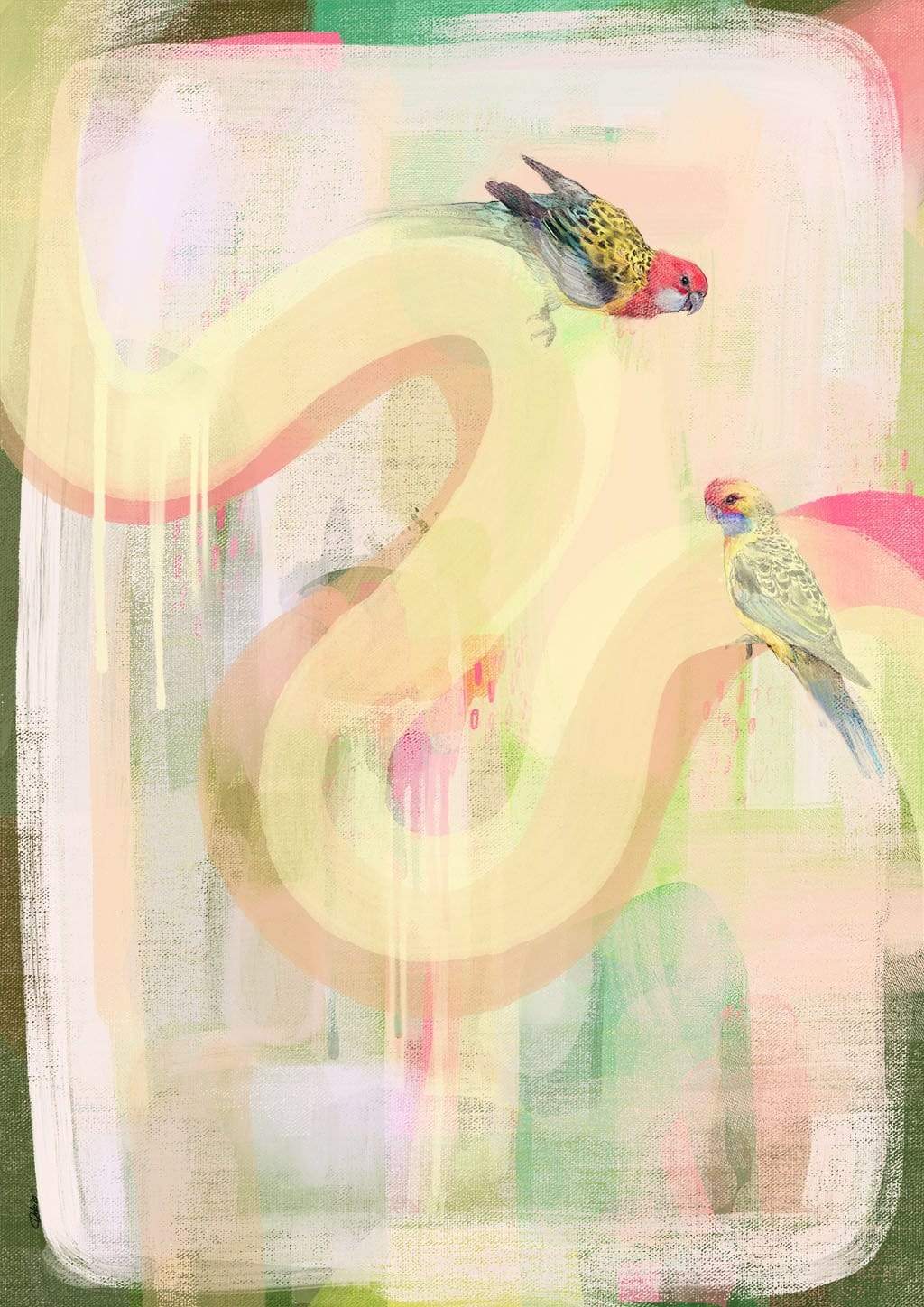 Spring Encounters Giclée Art Print