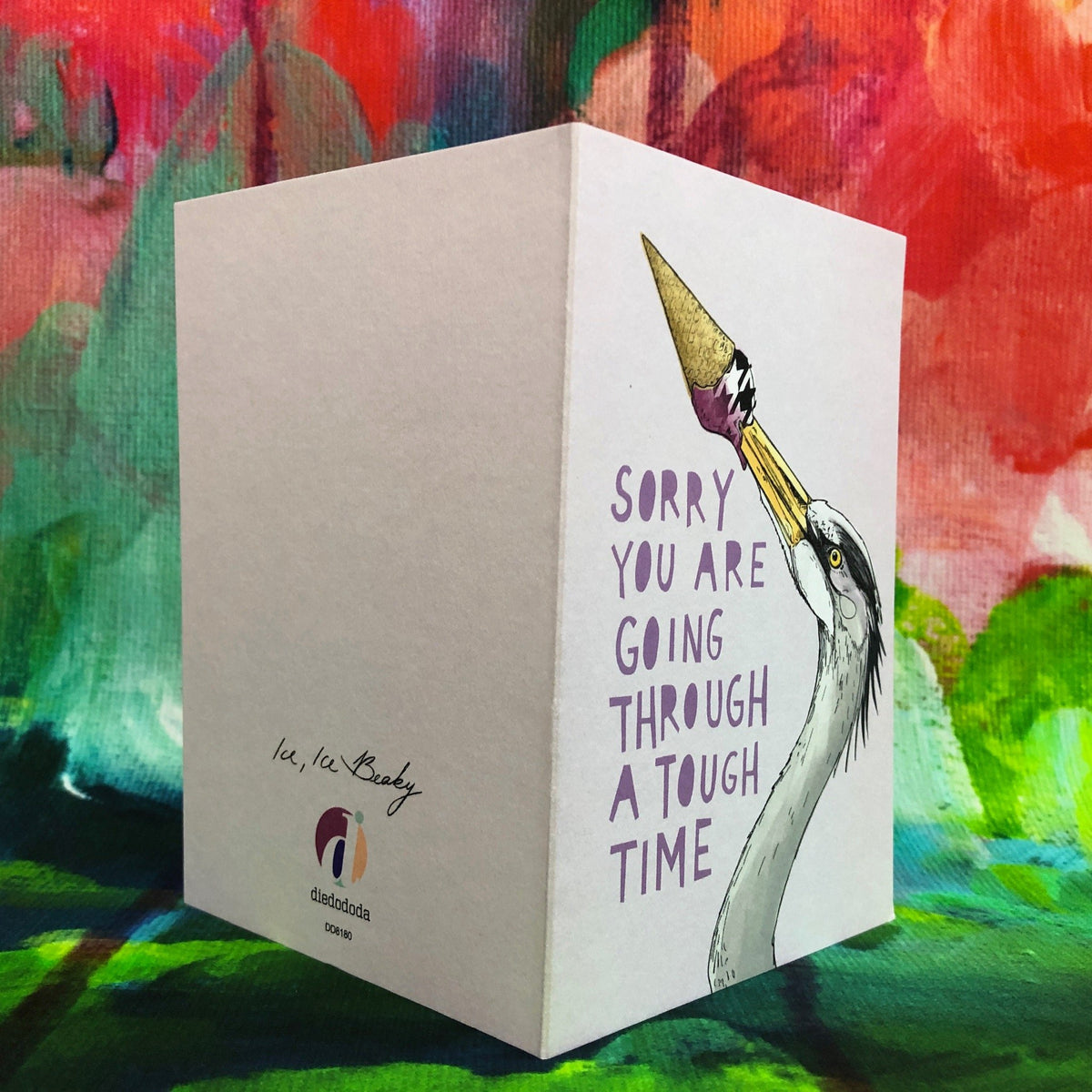 Ice Ice Beaky - Tough Time Greeting Card