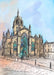 St Giles Cathedral & Parliament Square Matte Art Print