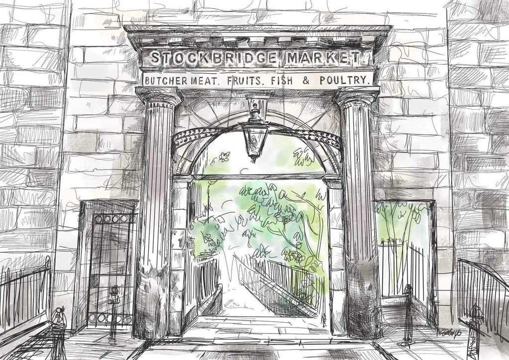 Stockbridge Market Matte Art Print