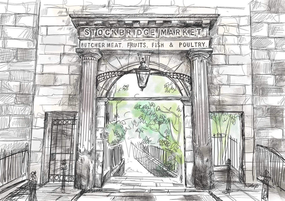 Stockbridge Market Matte Art Print