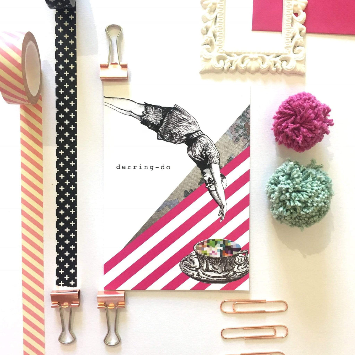 Derring-Do Greeting Card