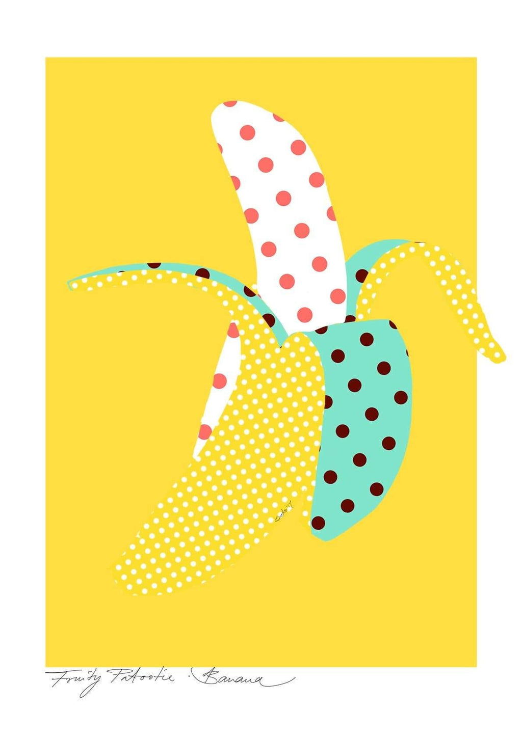 Banana Matte Art Print