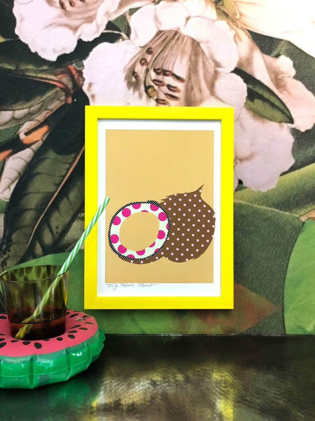 Coconut A4 Print