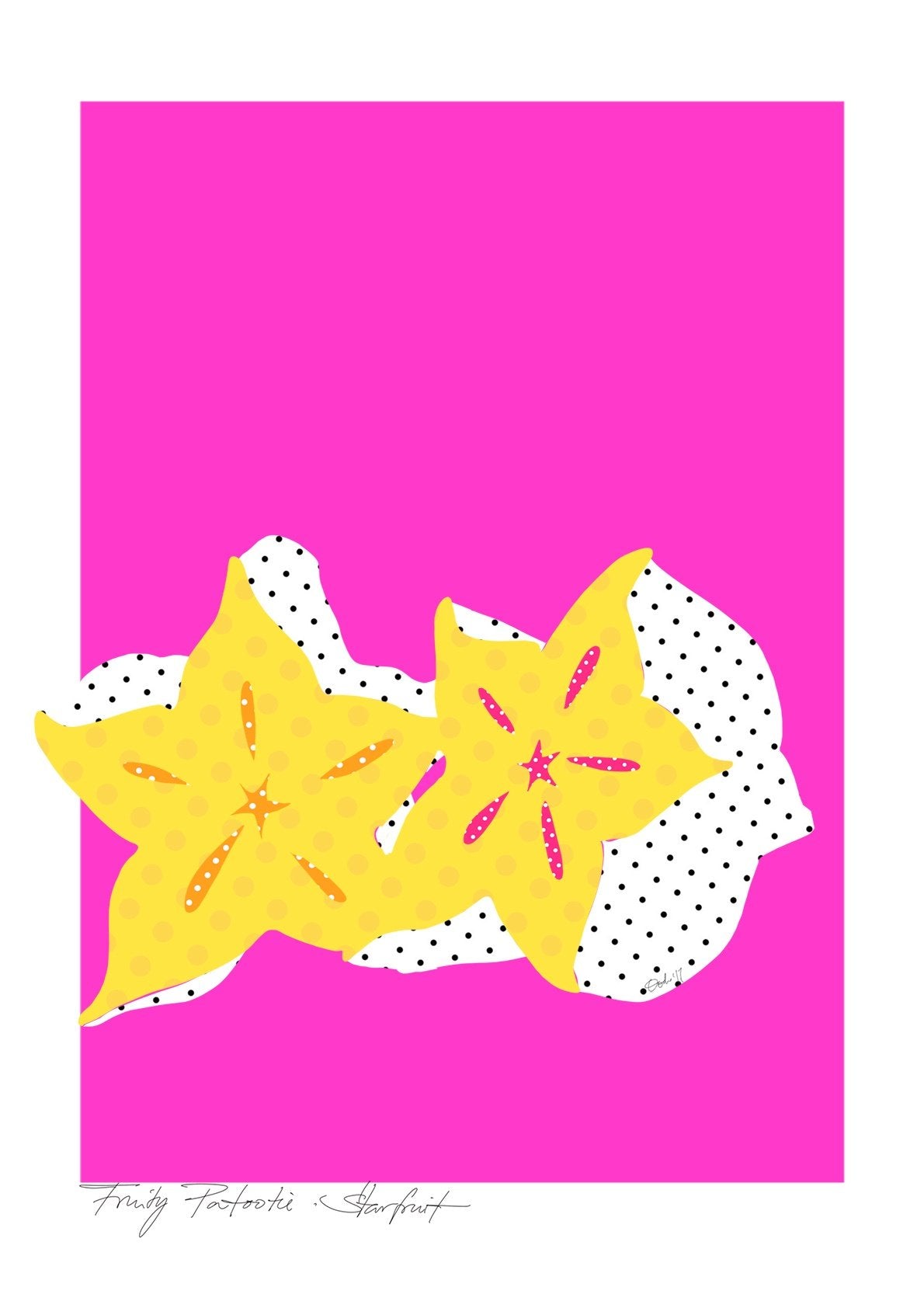 Starfruit A3 Print