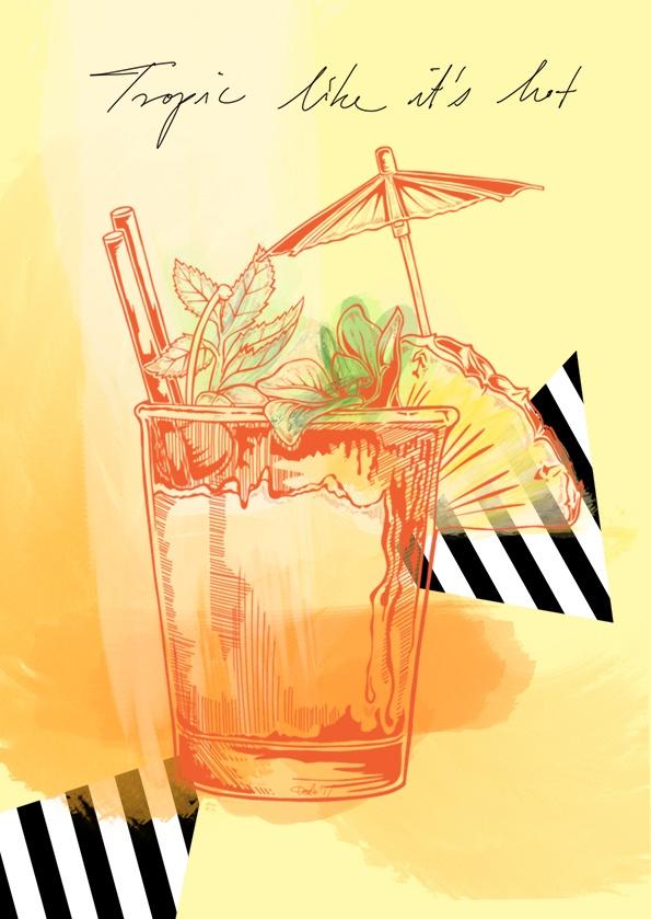 Mai Tai Greeting Card