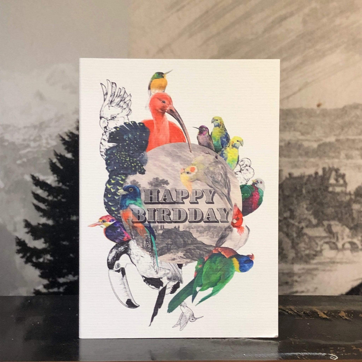 Happy Birdday Greeting Card