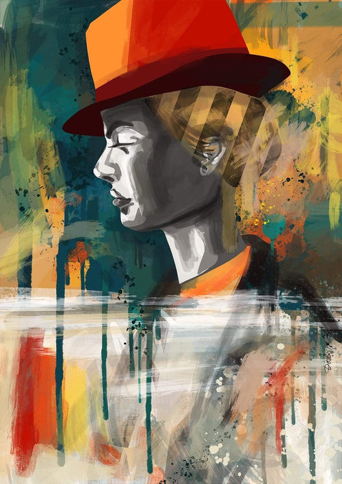 A Gay Little Hat Giclée Art Print