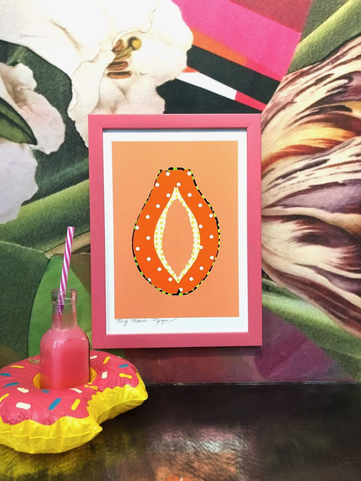 Papaya A4 Print
