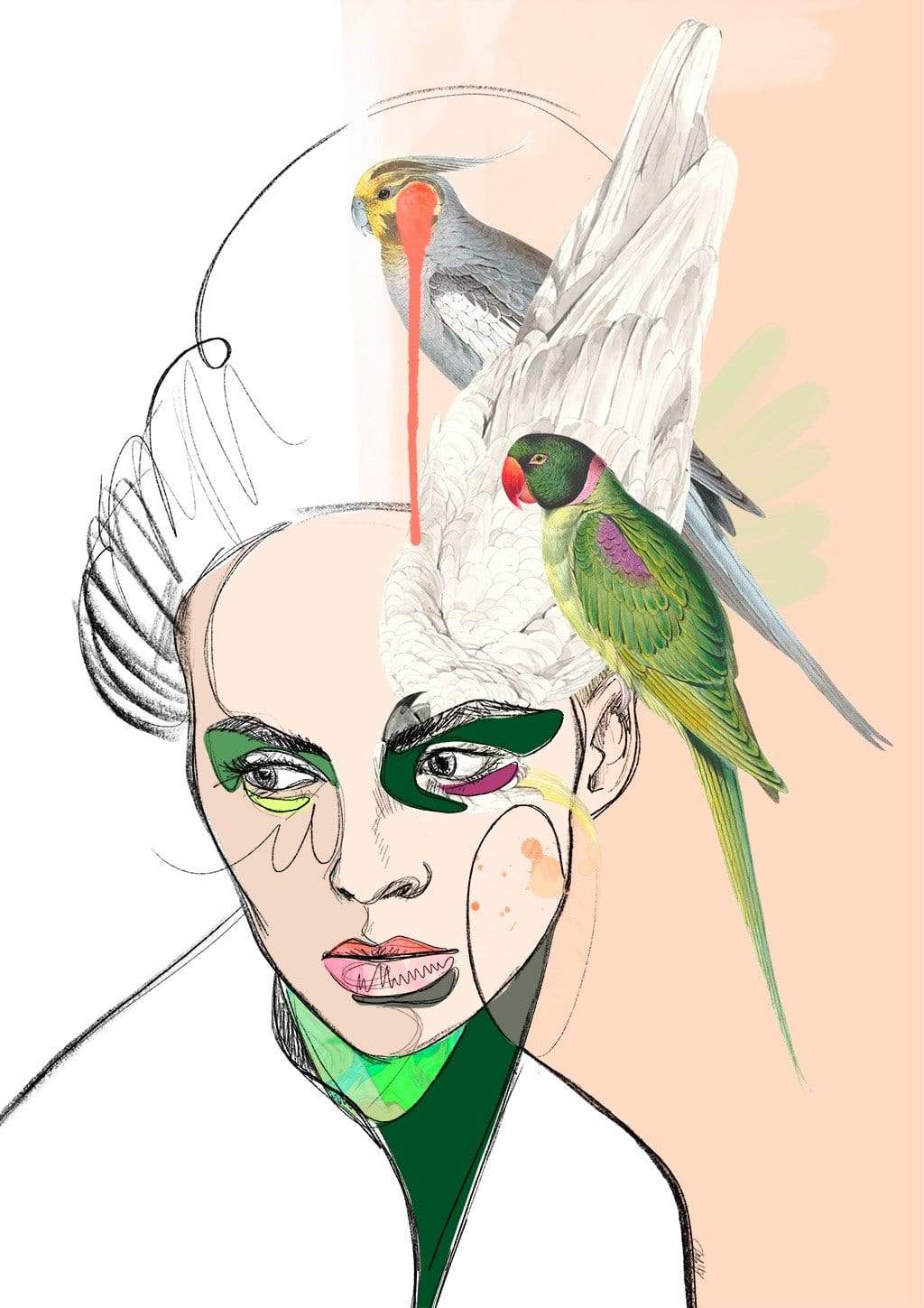 Featherbrain Bosky Flush Matte Art Print