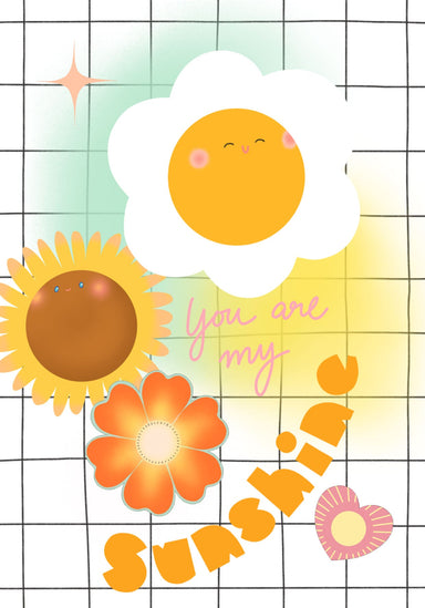 8040 Hubbub - You Are My Sunshine Greeting Card 