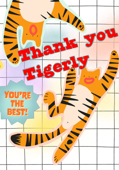 8041 Hubbub Tigerly Greeting Card 