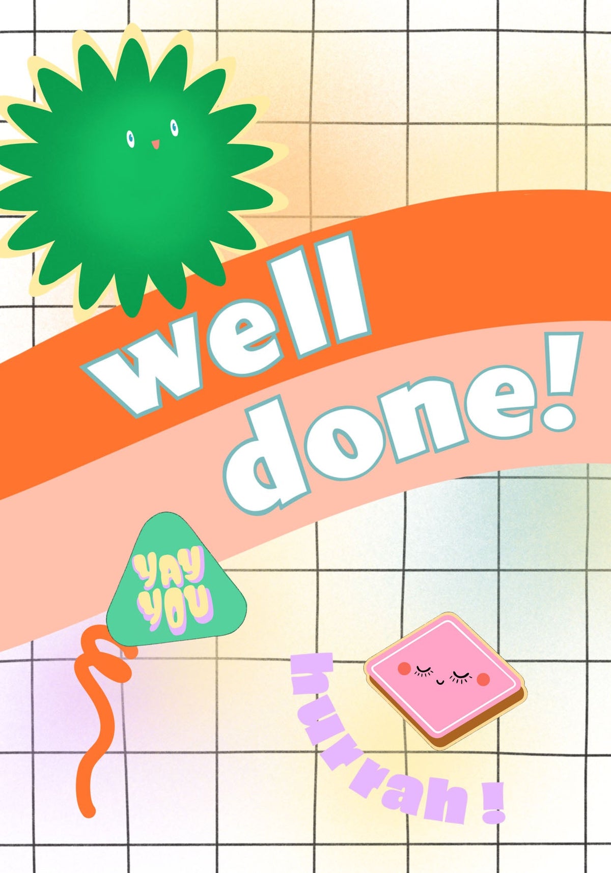 8042 Hubbub Well Done Greeting Card 
