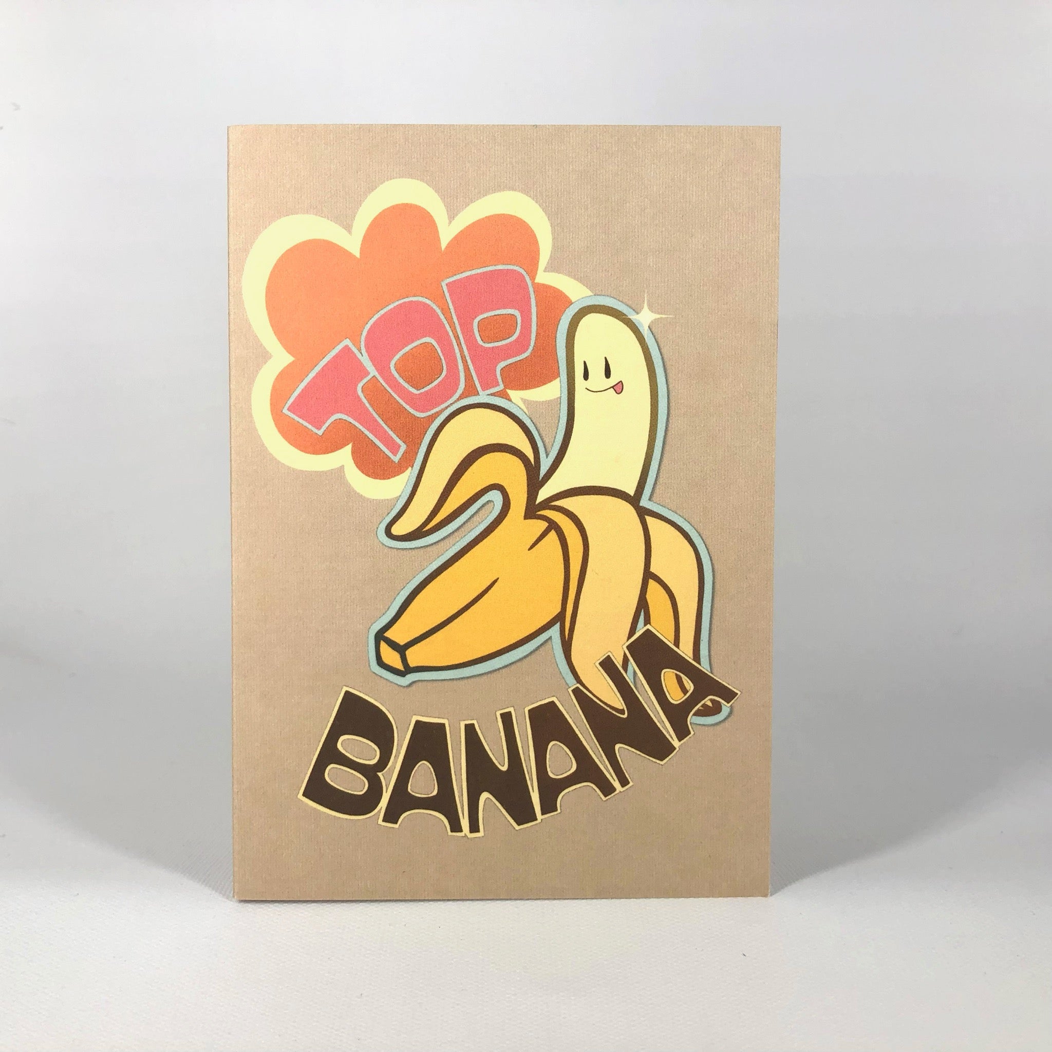 Retrogrades Top Banana Greeting Card