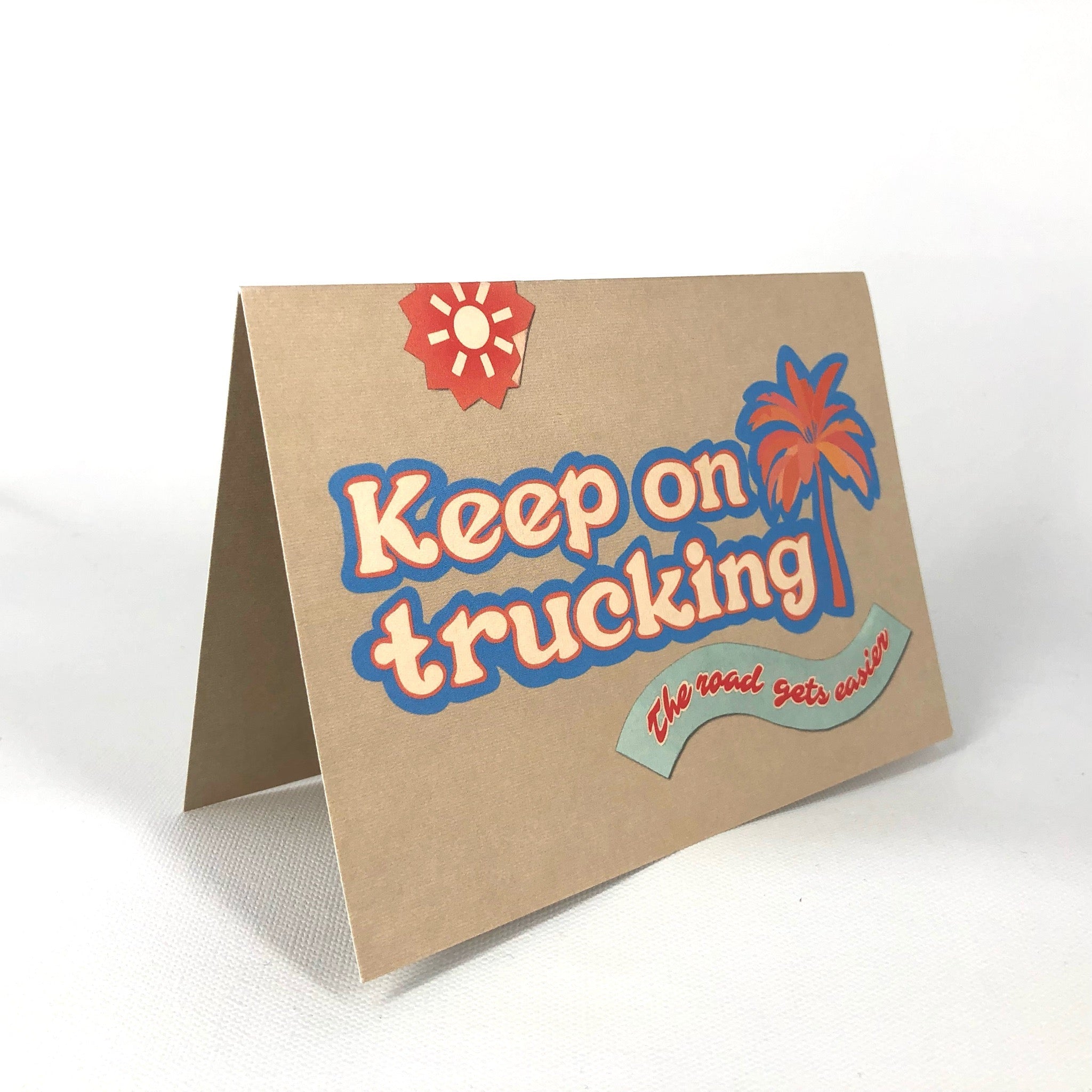 Retrogrades Keep On Trucking Greeting Card