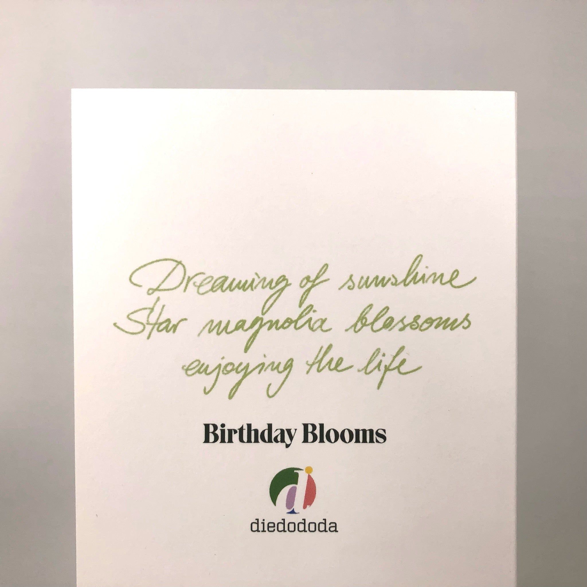 March Birthday Bloom Greeting Card