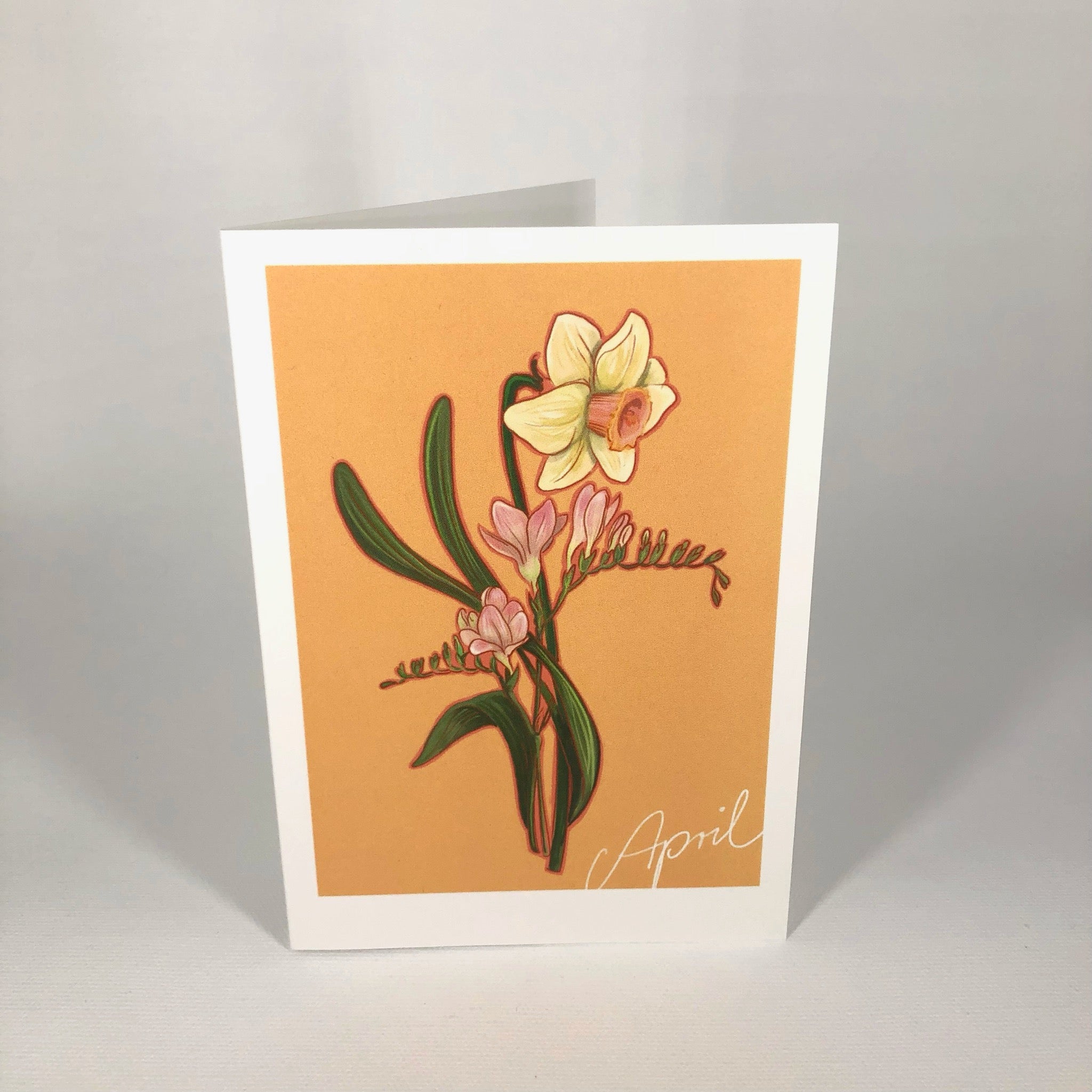April Birthday Bloom Greeting Card