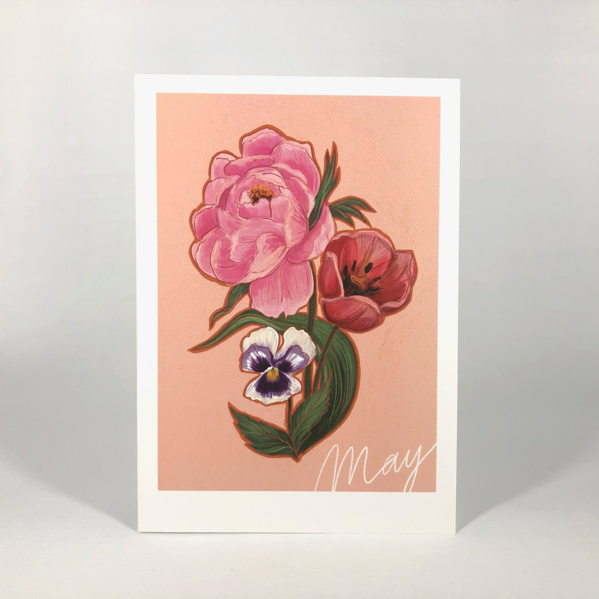 May Birthday Bloom Greeting Card