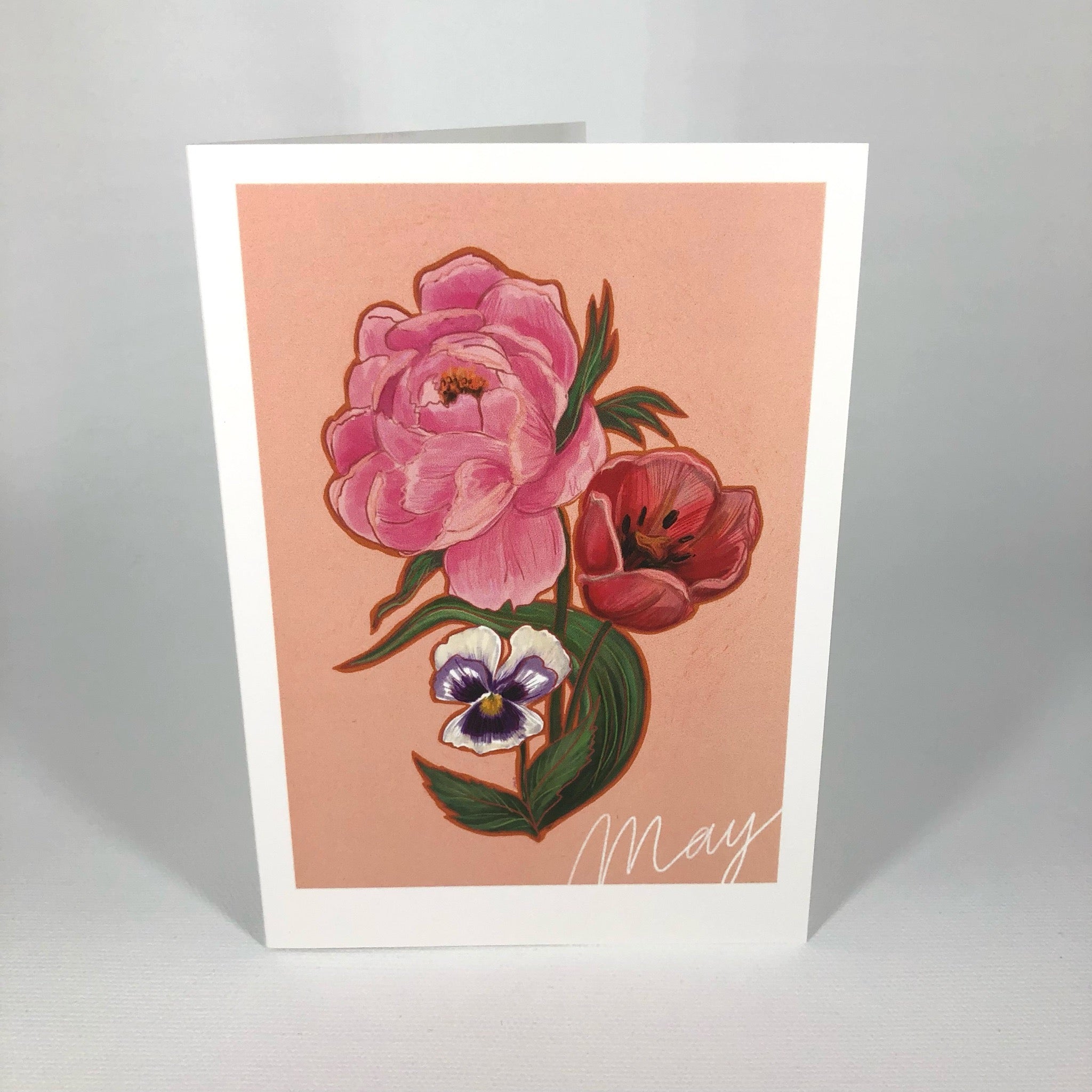 May Birthday Bloom Greeting Card