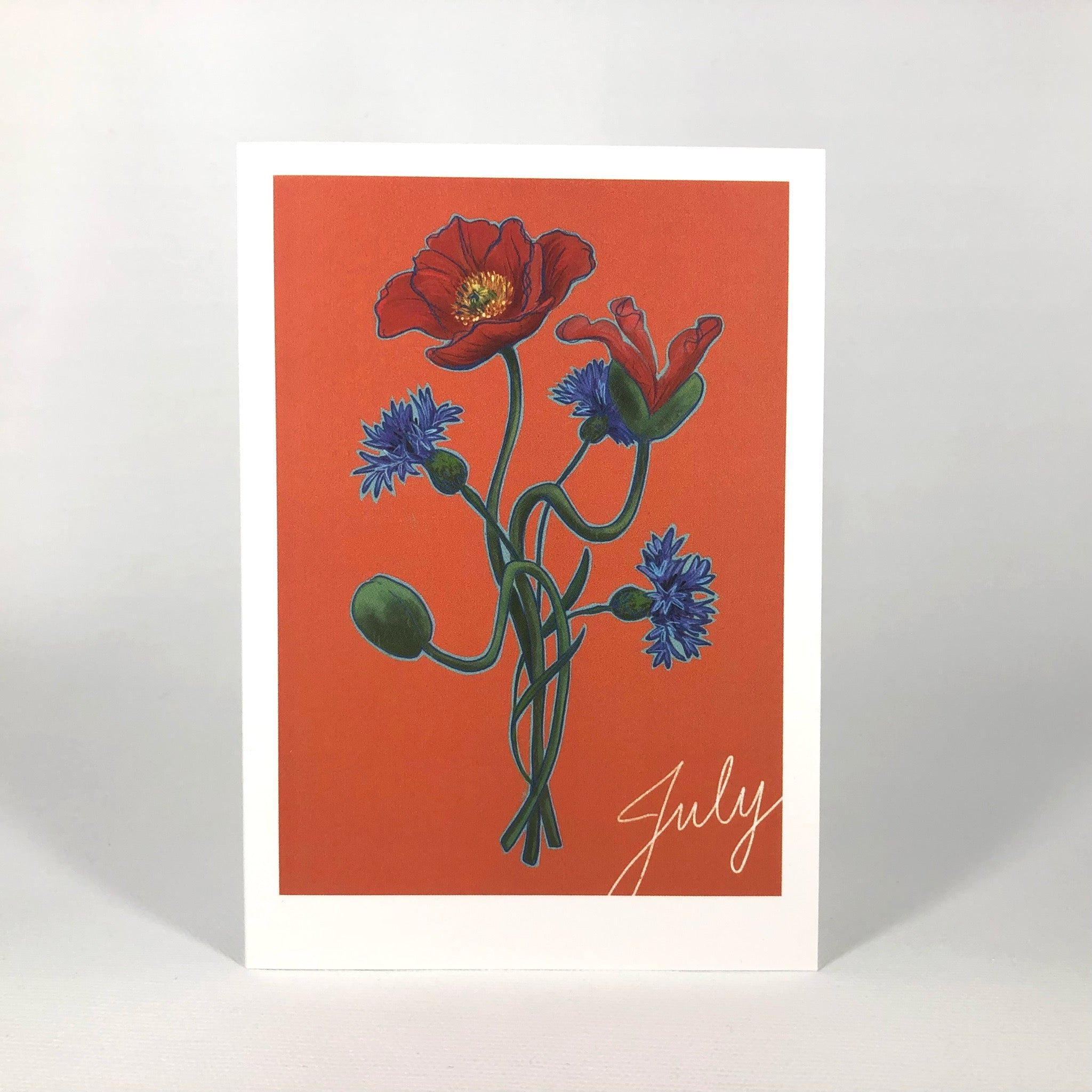 July Birthday Bloom Greeting Card